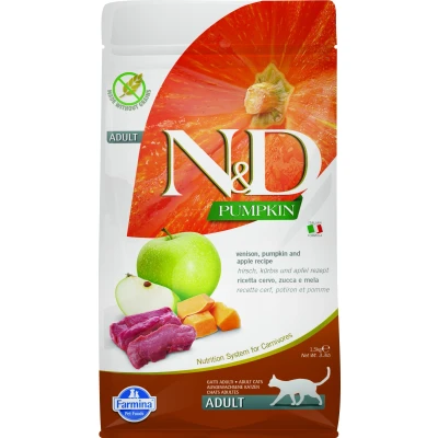 Afbeelding van N&amp;D Pumpkin kattenvoeding Hert 1.5 kg