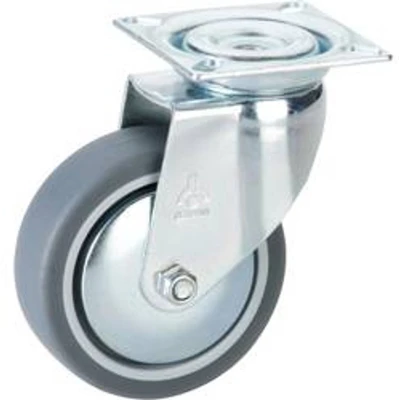 Afbeelding van dörner + helmer Zwenkwiel Wieldiameter: 75 mm Draagvermogen (max.): 50 kg 1 stuk(s)