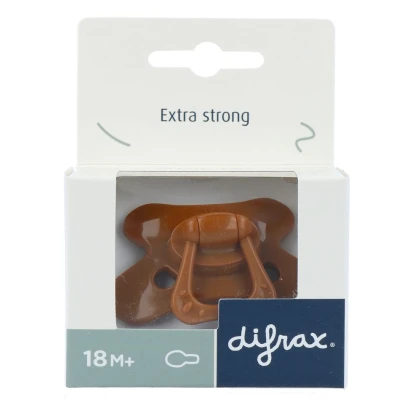 Afbeelding van Difrax Fopspeen Natural 20+ M Uni Cinnamon