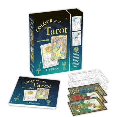 Afbeelding van colour Your Tarot: Includes a full deck of specially commissioned tarot cards, cards to in and 64 page illustrated book