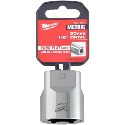 Afbeelding van Milwaukee Accessoires 1/2&quot; Dop Metrisch 30 mm 4932480027