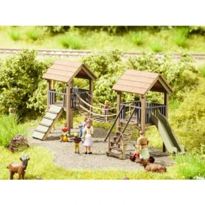 Afbeelding van NOCH Laser Cut minis® 0014367 H0 minis avonturenspeeltuin Lasercut bouwpakket