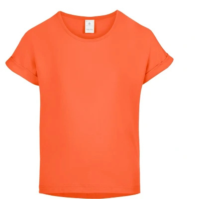 Afbeelding van Merry Style Meisjes T shirts Sport Crop Gym Yoga Hardlopen Oranje 164 MS MS10 468 BL
