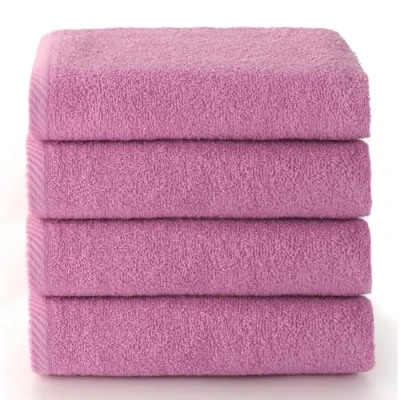 Afbeelding van Top Towel Plus badhanddoeken 4 gezichts of bidhanddoeken 30 x 50 cm 100% katoen papaya