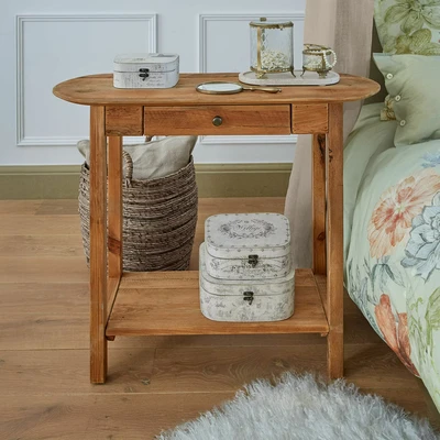 Afbeelding van LOBERON Wandtafel Duncombe bruin