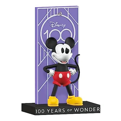 Afbeelding van Hallmark Keepsake Kerstornament 2023, Disney 100 jaar wonder Mickey Mouse, cadeaus voor fans