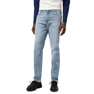 Afbeelding van Wrangler Heren Jeans Greensboro, Regular Fit, Straight Leg, Grijs Licht, 30W / 34L