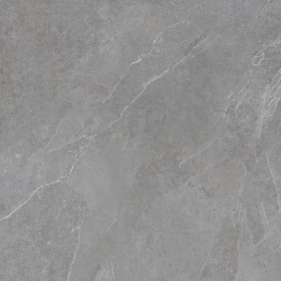Afbeelding van Oprey Keramische tegel Sintesi 80x80x2 Cm J.U.S.T. Ash met leisteen &amp; kwartsierlook
