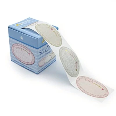 Afbeelding van AVERY Zweckform Kerststickers Zelf getoverd stickers op rol