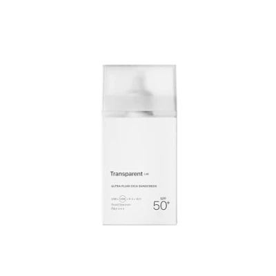 Afbeelding van Transparent Lab Ultra Fluid Cica Zonnebrandcrème met fysieke en chemische UV filters