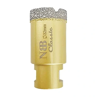 Afbeelding van NBB vacuum gesoldeerde diamant gatenzaag, diamantboor met M14, diamantboorkroon voor professioneel nat en droog boren in porselein, keramiek, tegels, graniet, marmer, haakse slijpers (1, 32mm)