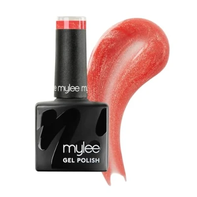 Afbeelding van Mylee Gel Nagellak 8ml [Ibiza Sunset] UV/LED Soak Off Nail Art, Manicure en Pedicure, Professioneel Thuisgebruik, Langdurig, Vegan &amp; Cruelty Free [Fine Glitter Range]