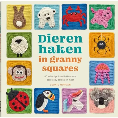 Afbeelding van Dieren haken in granny squares