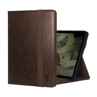 Afbeelding van TORRO Hoes Compatibel met iPad Air 11&quot; 6e/5e/4e Generatie Lederen 2024/2022/2020 Standaardfunctie, Apple Pencil connectiviteit en Wake /Sleepfunctie (Donkerbruin)
