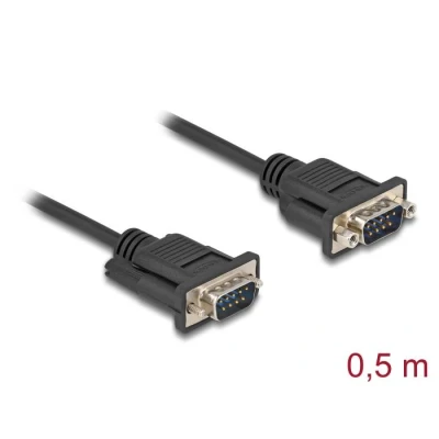 Afbeelding van Delock Seriell Kabel RS 232 D Sub9 Stecker zu mit schmalem Ste