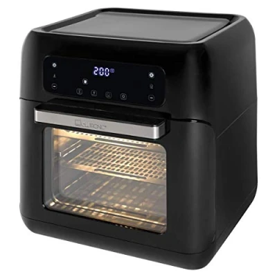 Afbeelding van Clatronic FR 3747 H hetelucht friteuse, olie en vetvrij, 11 liter, sensor touchbediening, LED display, zwart
