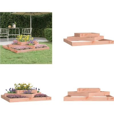 Afbeelding van vidaXL Plantenbak 112x112x27 cm massief douglashout