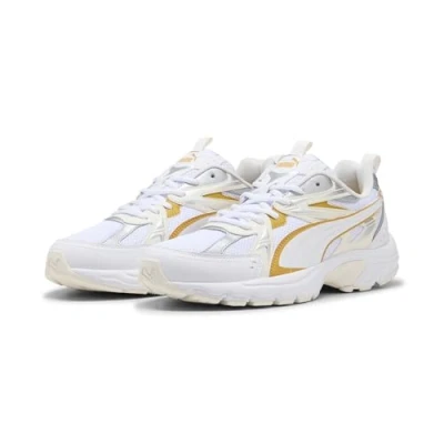 Afbeelding van Puma Milenio Tech sneakers wit/goud/ecru