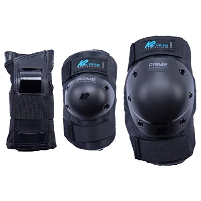 Afbeelding van K2 Skates, Prime Pad set, 30E1414, uniseks set voor inline skaten, zwart