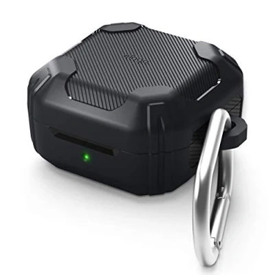 Afbeelding van elago Armor Hoesje Compatibel met Samsung Galaxy Buds FE (2023), Buds2 Pro Case (2022) Kompatibel Buds2, (2021) Live (2020) (Zwart)