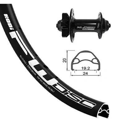 Afbeelding van Xlc Rodi A05 Evo 24&#039;&#039; 6b Disc Mtb Voorwiel Zwart 15 x 100 mm