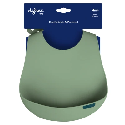 Afbeelding van Difrax Lovi Siliconen Slab Pistache 1ST