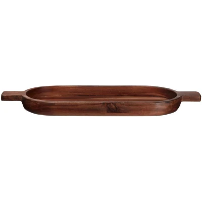 Afbeelding van Serveerschaal ASA Selection Wood Ovaal 49,6 x 18 cm