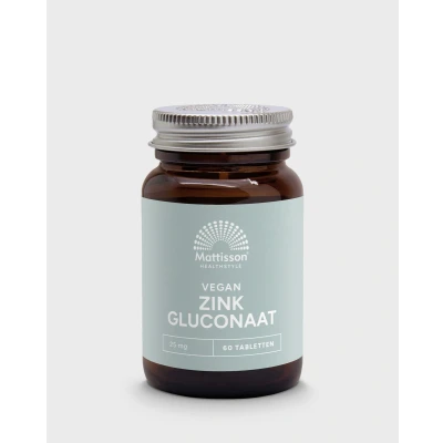 Afbeelding van Mattisson HealthStyle Zink Gluconaat 25mg