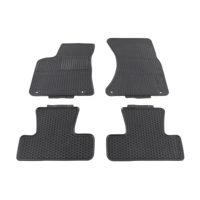 Afbeelding van VAICO V10 6842 Vloermatset Rubber voor en achter 4 zwart Op maat gemaakt AUDI: Q5