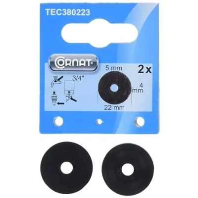 Afbeelding van Cornat Kraanschijven 22 mm 2 stuks, TEC380223