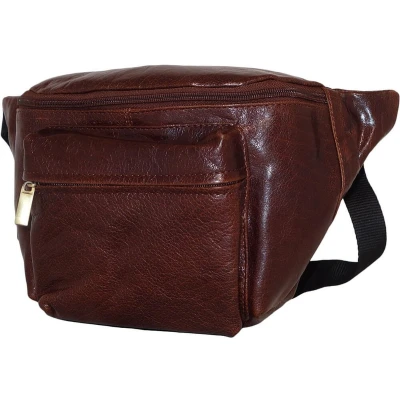 Afbeelding van Leather Design Leren Heuptas Cognac