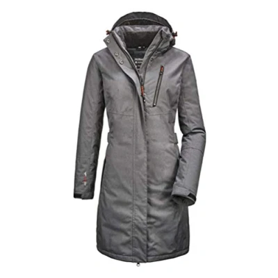 Afbeelding van killtec Women&#039;s Functionele parka/parka met afritsbare capuchon Alisi, anthracite, 42, 32730 000