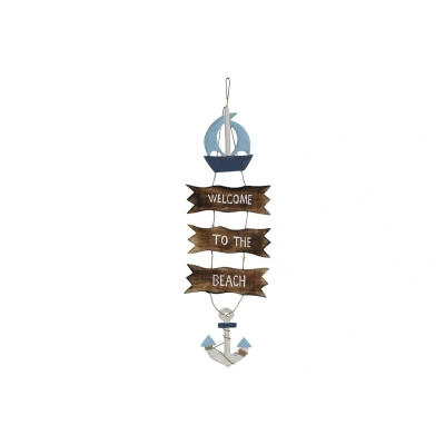 Afbeelding van Ophangdecoratie Home ESPRIT Blauw Natuurlijk 25 x 2 74 cm
