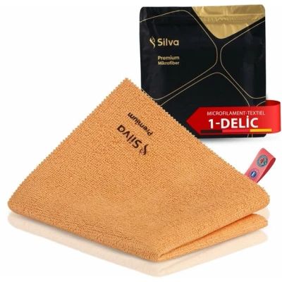 Afbeelding van Silva Premium Multifunctionele Reinigingsdoek Microvezeldoek Oranje