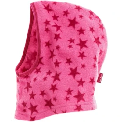 Afbeelding van Playshoes Kindermuts, uniseks, fleece, sterren, zachte en ademende slipmuts, roze (pink), One Size