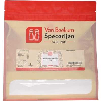 Afbeelding van Van Beekum Specerijen Antiklontermiddel E551 190 gram (hersluitbare stazak)