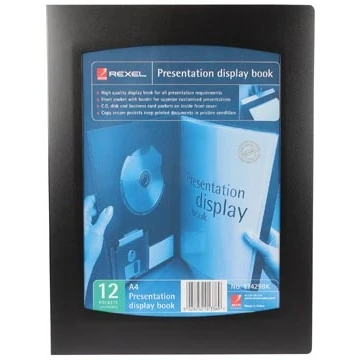 Afbeelding van Rexel Showalbum Professional Display Book Voor Ft A4, 12 Tassen