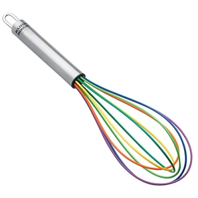 Afbeelding van KUHN RIKON 22265 Whisk, klein 8&quot; / 22 cm, siliconen, regenboogkleurig