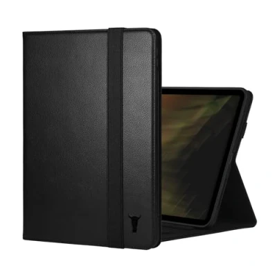 Afbeelding van TORRO Hoes Compatibel met iPad Pro 11 5e Generatie (2024) Premium Lederen 2024 Standaardfunctie, Apple Pencil Connectiviteit (Zwart)