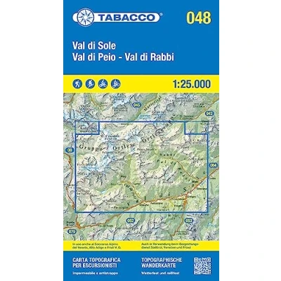 Afbeelding van Val di Peio, Rabbi, Sole 1:25.000. Ediz. italiana, inglese, francese e tedesca: 048
