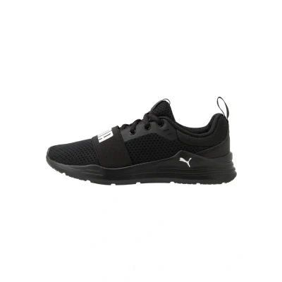 Afbeelding van Puma Wired RUN Unisex Hardloopschoenen voor op de weg kinderen, Maat: 29, Black Schoenen