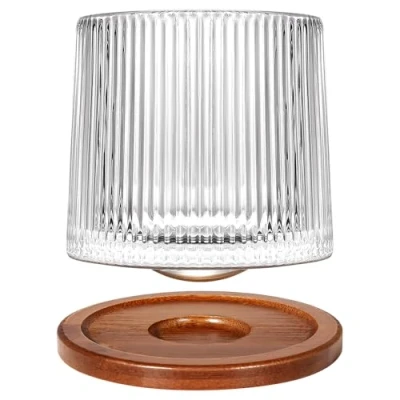 Afbeelding van Uten Whiskyglazen bar, draaibare ouderwetse glazen beker, tuimelbeker, decompressiestotsbril met basis voor het drinken van bourbon, Scotch, cocktails, cognac, tequila, Iers, brandewijn X1899