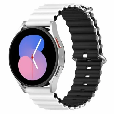 Afbeelding van Ocean Style bandje Wit / zwart Xiaomi Redmi Watch 5 Active Lite