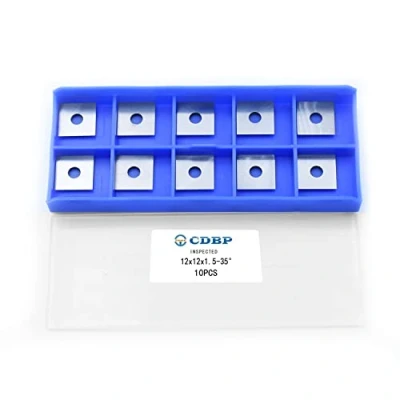 Afbeelding van CDBP Hout Draaien Gereedschap Carbide Getipt 12x12x1,5 Mm Vierkante Cutter Inserts Voor draaibeitels en Houtbewerking Draaibank Tool, 10 stks