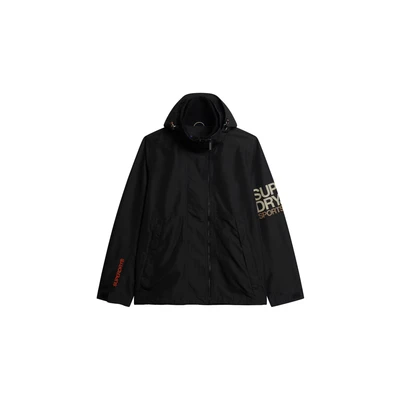 Afbeelding van Superdry Mannen Yachter SD Windbreaker jas met Capuchon Zwart Grootte: Xxl