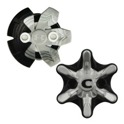 Afbeelding van Champ Zarma Tour Cleat (FTS 3.0), Grijs/Back Golfschoen Grijs/Zwart, Hersluitbare zak van 1 Set