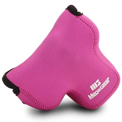 Afbeelding van MegaGear MG1039 Canon EOS M50, M5 (15 45) Ultralichte cameratas van neopreen Roze