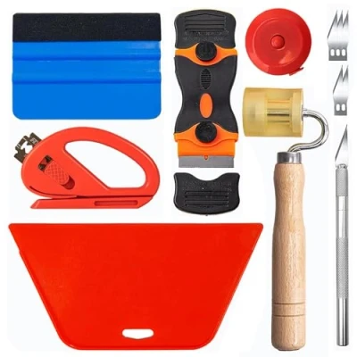 Afbeelding van Art3d Wallpaper Smoothing Tool Kits, Multifunctionele Set voor Peel en Stick Contact Papier Vinyl Window Film Auto Wrap, A17995