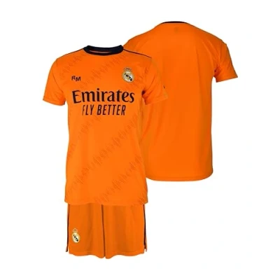 Afbeelding van Real Madrid Uit Shirt Kinderen 24/25 Maat 140 Voetbalshirt Sportkleding Jongens en Meisjes 100% Polyester