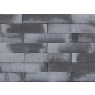 Afbeelding van MBI De Steenmeesters Patioblok Strak 12x12x60 Cm Grijs/Zwart Uniek &amp; speels effect